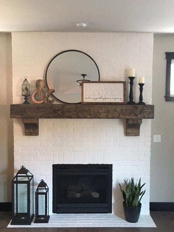 Which Mirror To Sit On Top Of A Fireplace