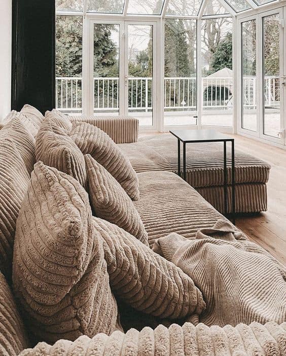 Different Models of Corduroy Sofa For a Cozy Living Room