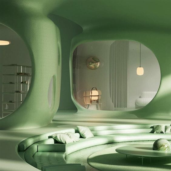 Bringing Tomorrow's Style into Today's Homes with Retro Futurism Interior Design