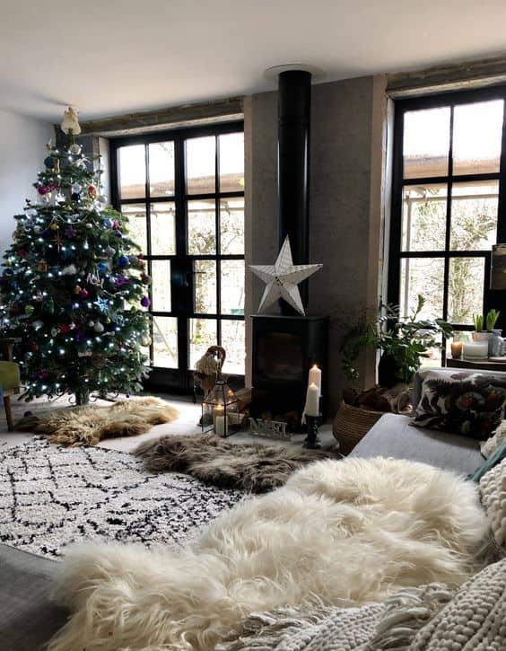 Redefine Christmas Comfort with Nordic Living Room Décor Redefine Christmas Comfort with Nordic Living Room Décor