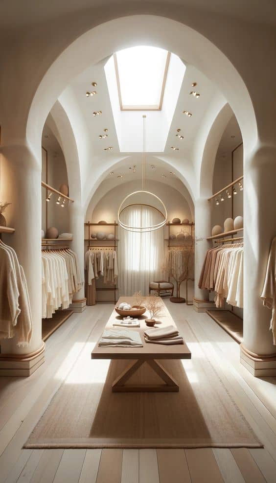 Cozy Wardrobe-Inspired Store Interior Design