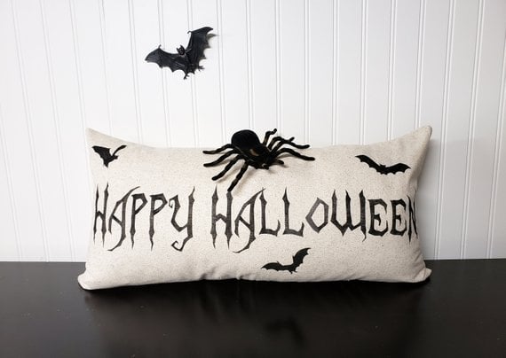 1. Happy Halloween pillow