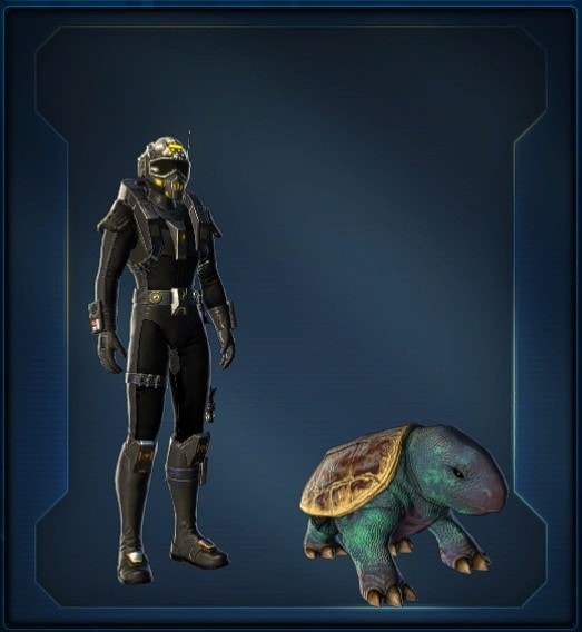 Cerulean Turtle mini pet