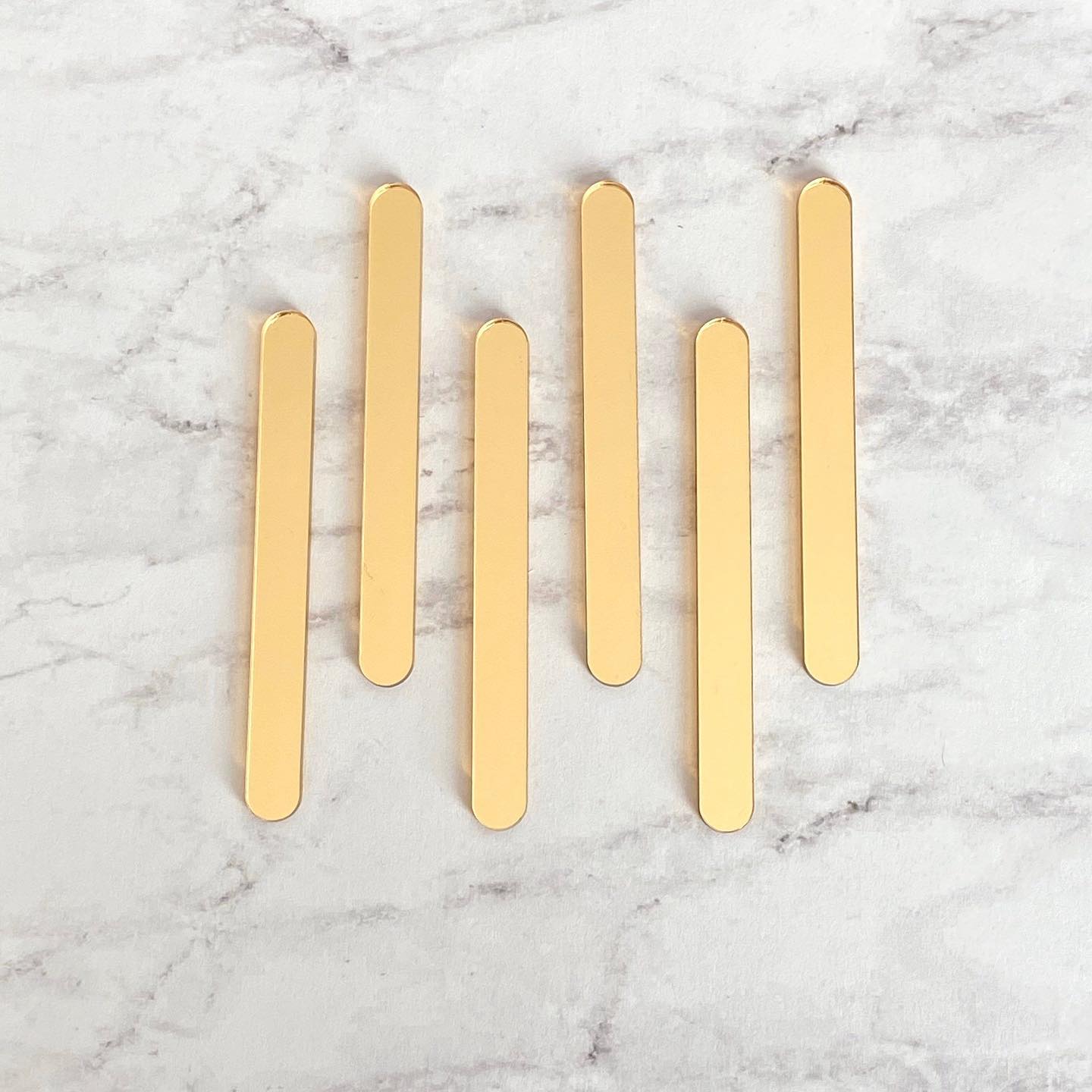 Gold Acrylic Cakesicle Sticks