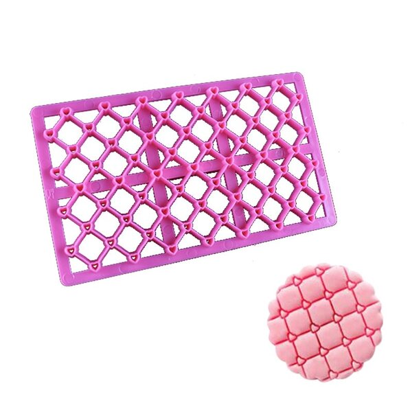 Heart Quilt Fondant Embosser