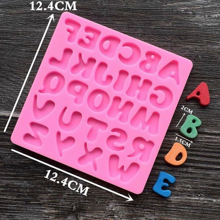 Modern Alphabet Mould Set