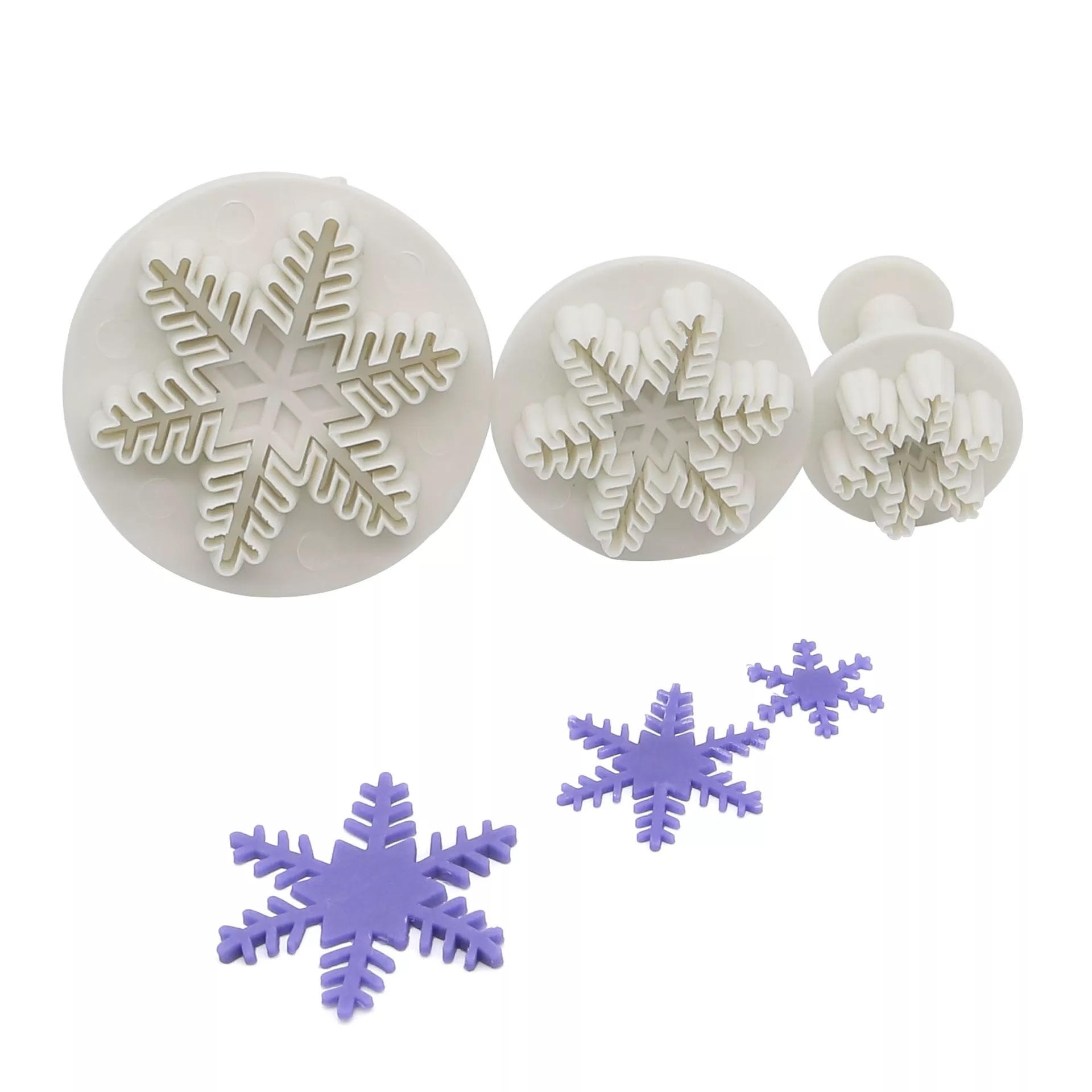 6 Sided Snowflake Plunger Set