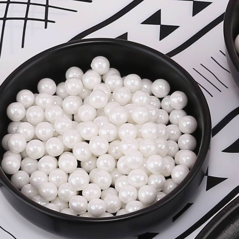 6mm White Beads
