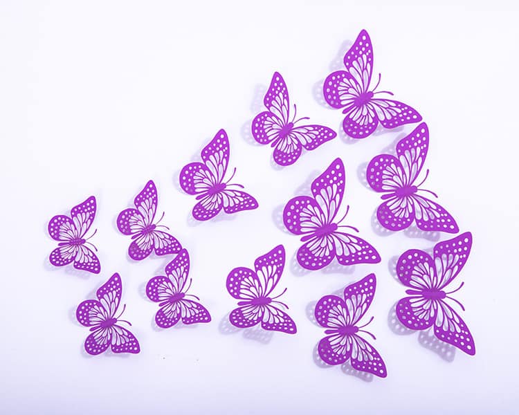 Purple Butterfly Decoration