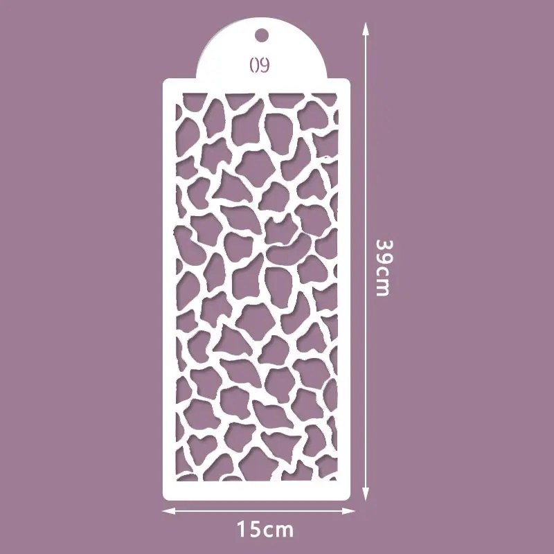 Animal Print Cake Stencil
