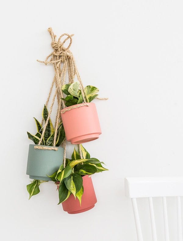 1. DIY Hanging Planter 1. DIY Hanging Planter