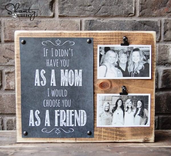 3. Mother’s Day Photo Board