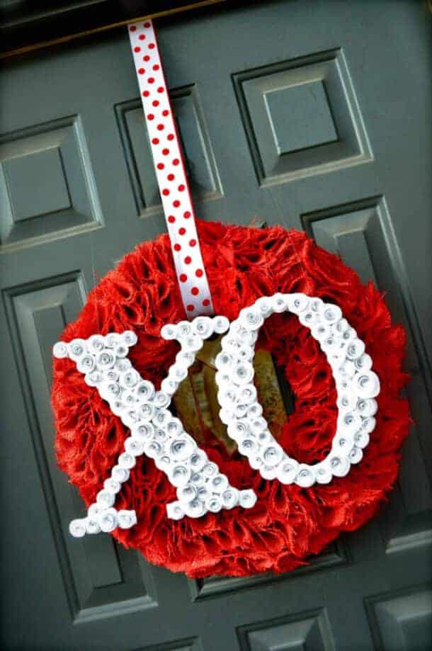 1. VALENTINE’S WREATH WITH SPIRAL ROSE LETTERS 1. VALENTINE’S WREATH WITH SPIRAL ROSE LETTERS