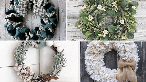 15 Fantastic Handmade Winter Wreath Designs For Your Front Door