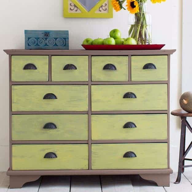 Chalk Finish Paint Dresser