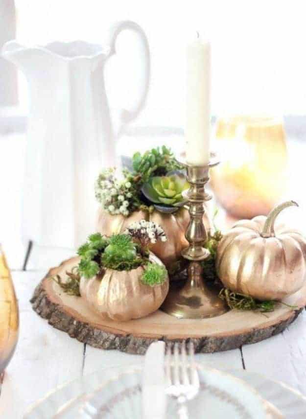 2. DIY Fall Pumpkin Planter