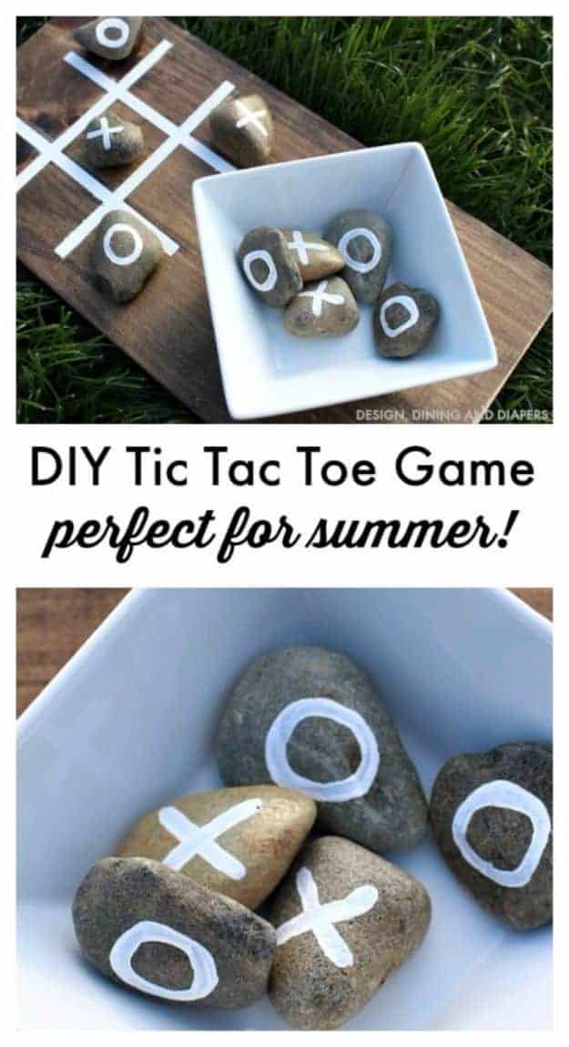 1. DIY Tic Tac Toe Game