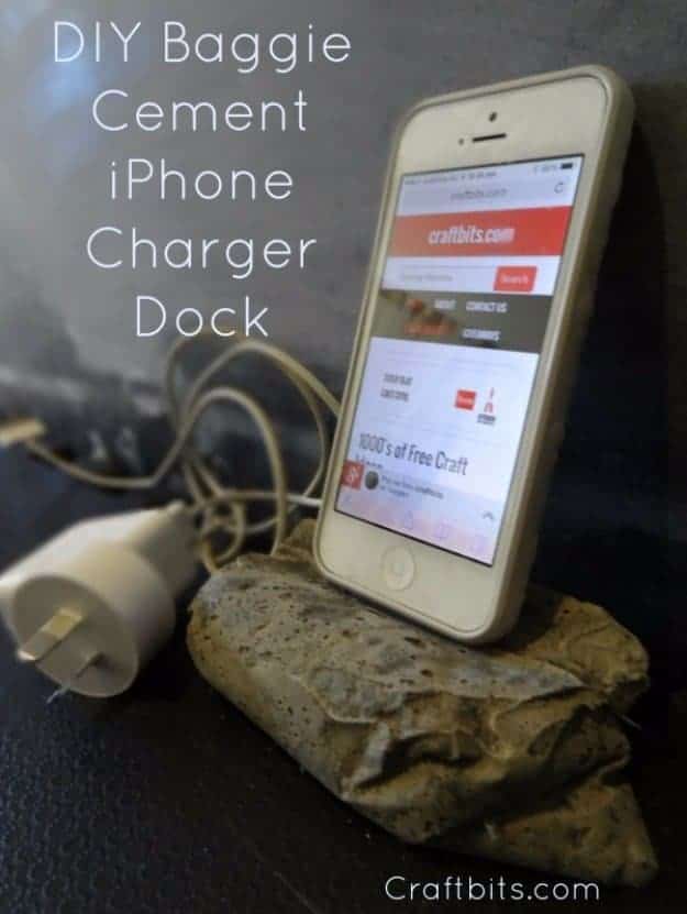 1. Concrete IPhone Charger Dock 1. Concrete IPhone Charger Dock