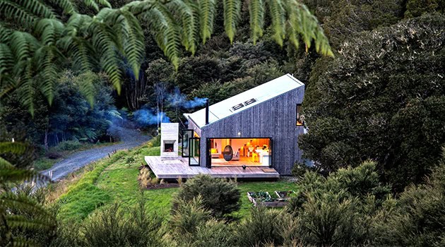 Back Country House by LTD Architectural Design Studio in Puhoi, New Zealand