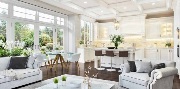Modern Home Design with Plants
