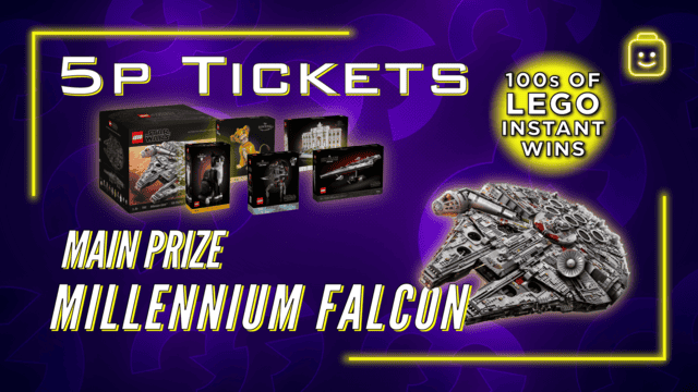 5p LEGO Millennium Falcon + Instant Wins #5