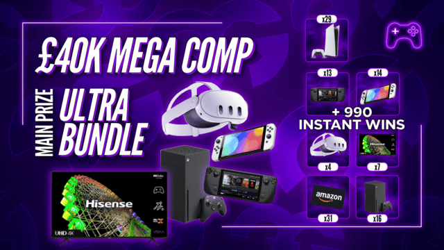 £40K MEGA Console Comp + 990 Instant Wins #4