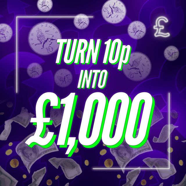 10p Into £1000 Cash Comp! #2