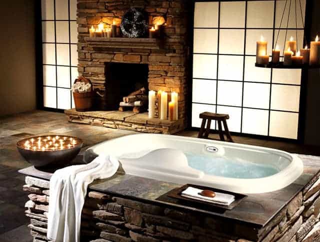 16 Pleasant Stone Batrhoom Designs For Your Private Haven 16