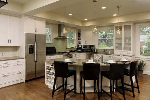 19 Beautifully Decorated L-Shaped Kitchens For All Tastes 19