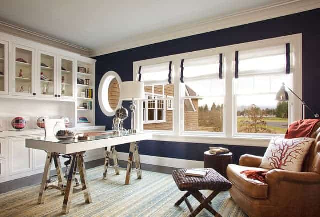 16 Blue Home Office Designs That Will Catch Your Eye 13