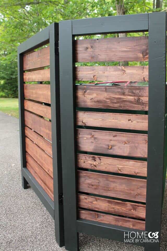 3. Modern Styled Privacy Screen