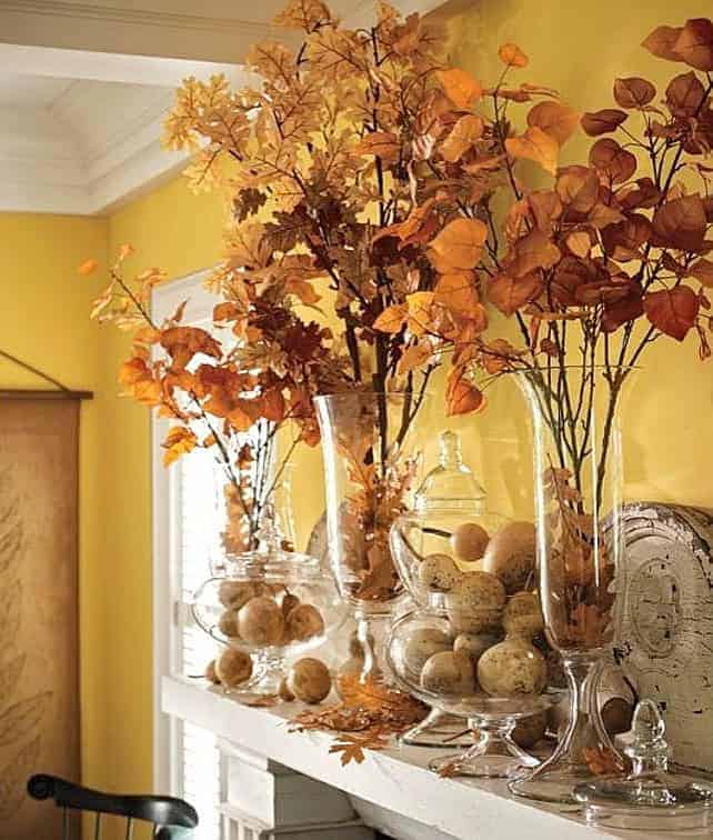 16 Outstanding Ideas To Enter Autumn Colors In The Home