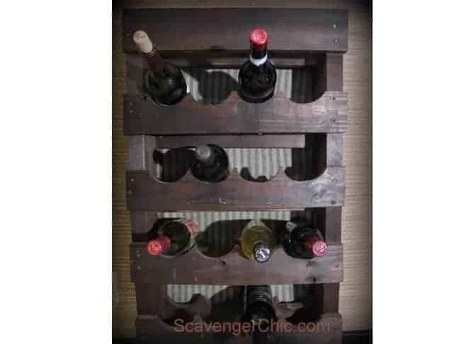 5. DIY Pallet Wine Rack 5. DIY Pallet Wine Rack