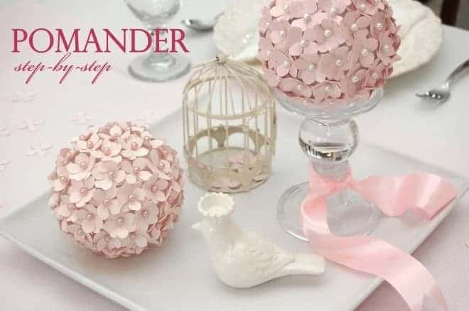 2. Make a Pomander Flower Ball 2. Make a Pomander Flower Ball