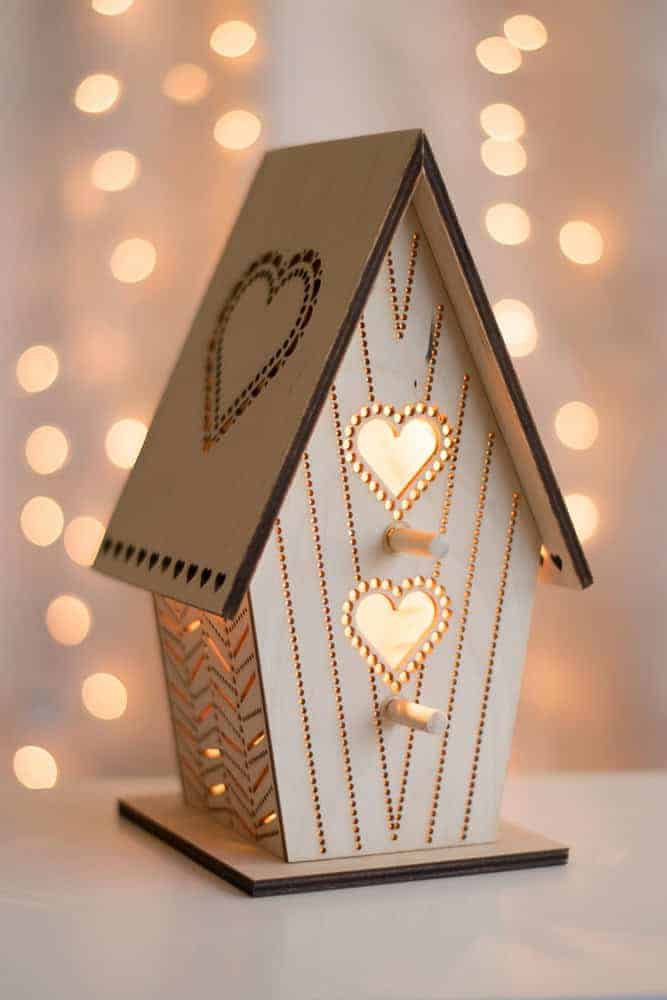 Sweetheart Birdhouse Night Light
