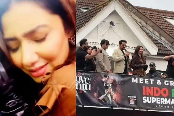 Mahira Khan caught in chaotic scenes during film promotion in London