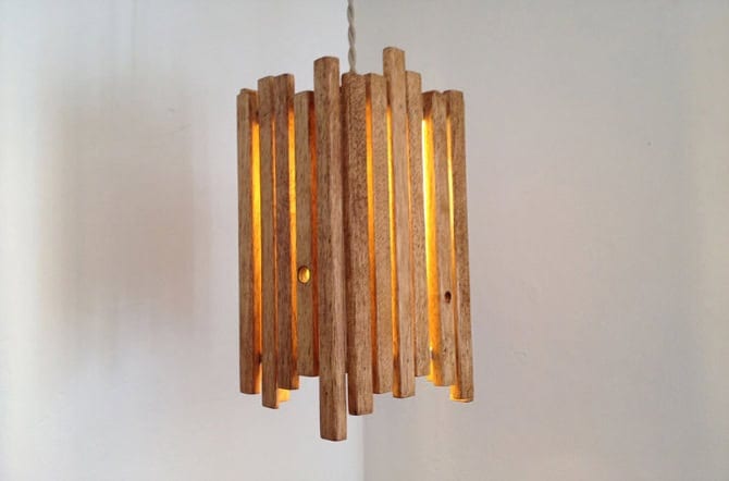 15 Creative DIY Wooden Lamp Design Ideas 14