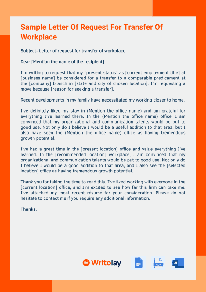 Request For Transfer Letter FREE 11+ Employee Transfer Form Samples,