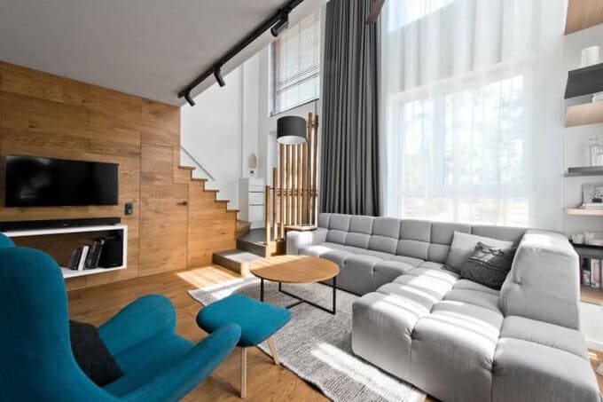 Modern Scandinavian Loft Interior by InArch in Vilnius, Lithuania