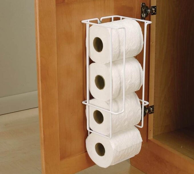 16 Really Cool Ways To Store Toilet Paper In The Bathroom