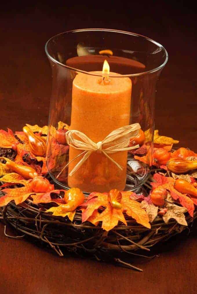 2. Easy Autumn Pumpkin Wreath Centerpiece 2. Easy Autumn Pumpkin Wreath Centerpiece
