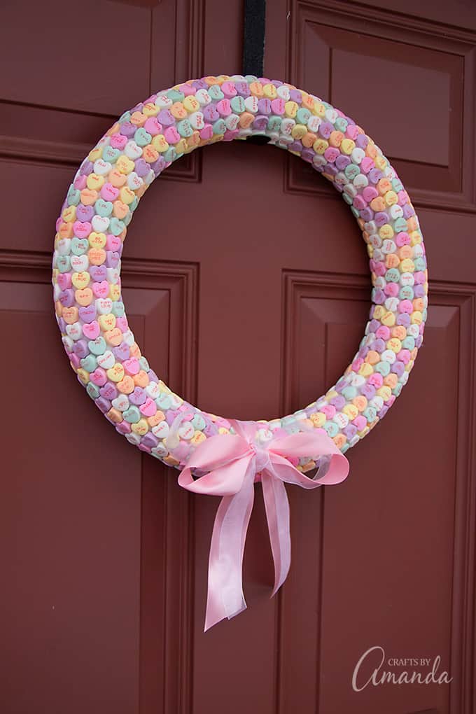 1. Conversation Heart Wreath