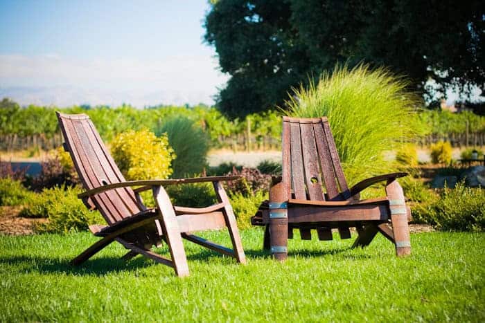 Wine Barrel Adirondack Chair Buy it here: www.etsy.com