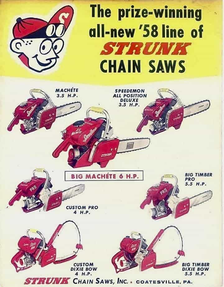 strunk chainsaw models