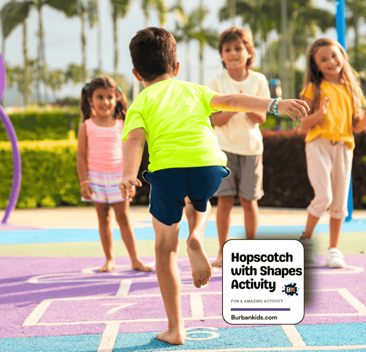 Hopscotch with Shapes Activity