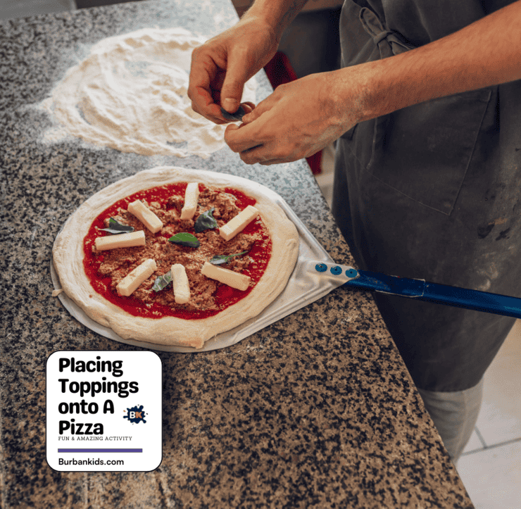Placing Toppings onto A Pizza Activity