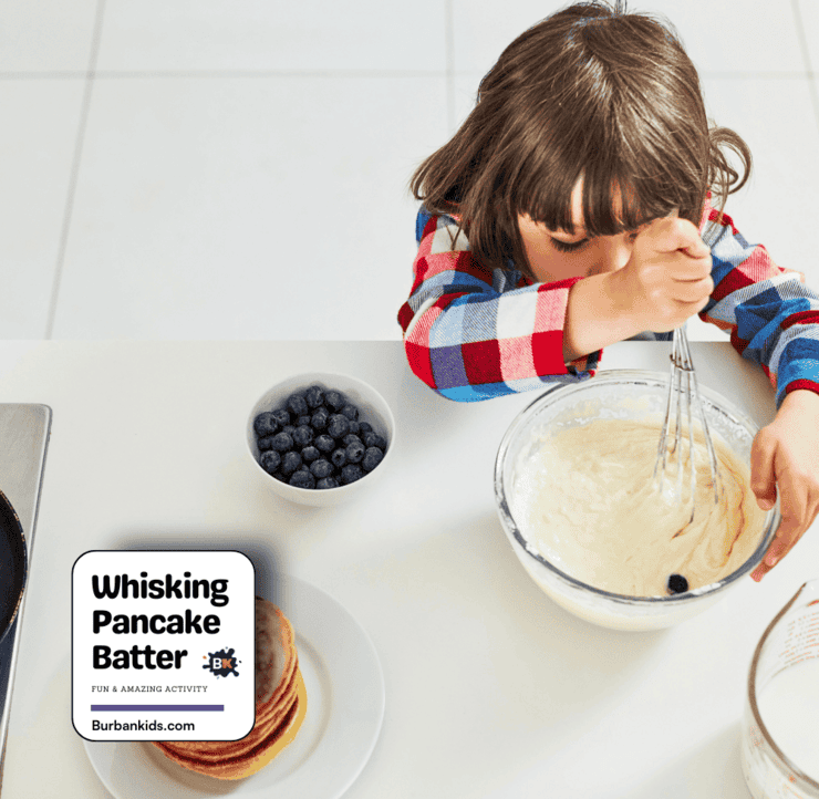 Whisking Pancake Batter Activity