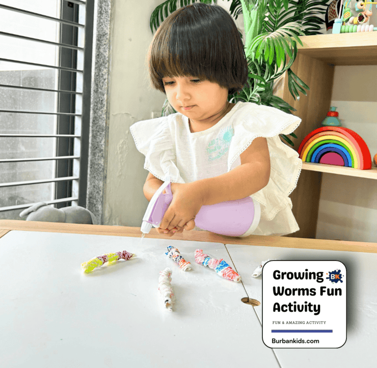 Growing Worms Fun Activity