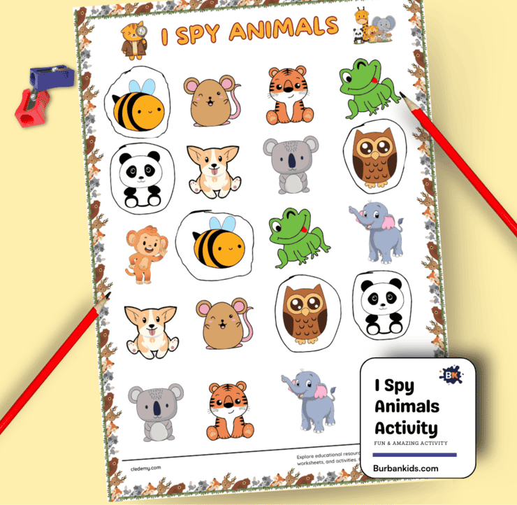 I Spy Animals Activity