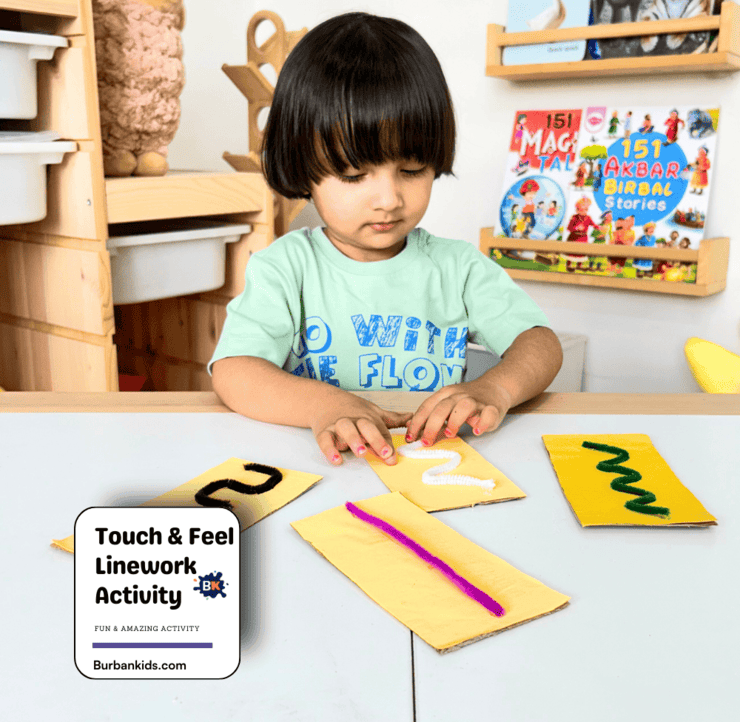 Touch & Feel Linework Activity
